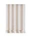 Ornos hammam recycled cotton towel beige/white Vinga-1