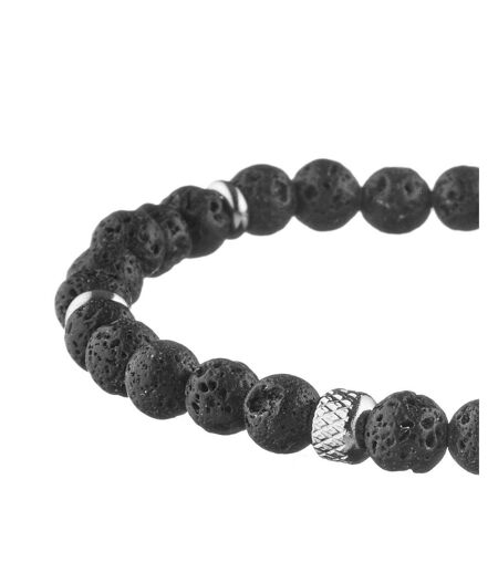 Bracelet perles noir homme geographical norway 315060 - taille unique