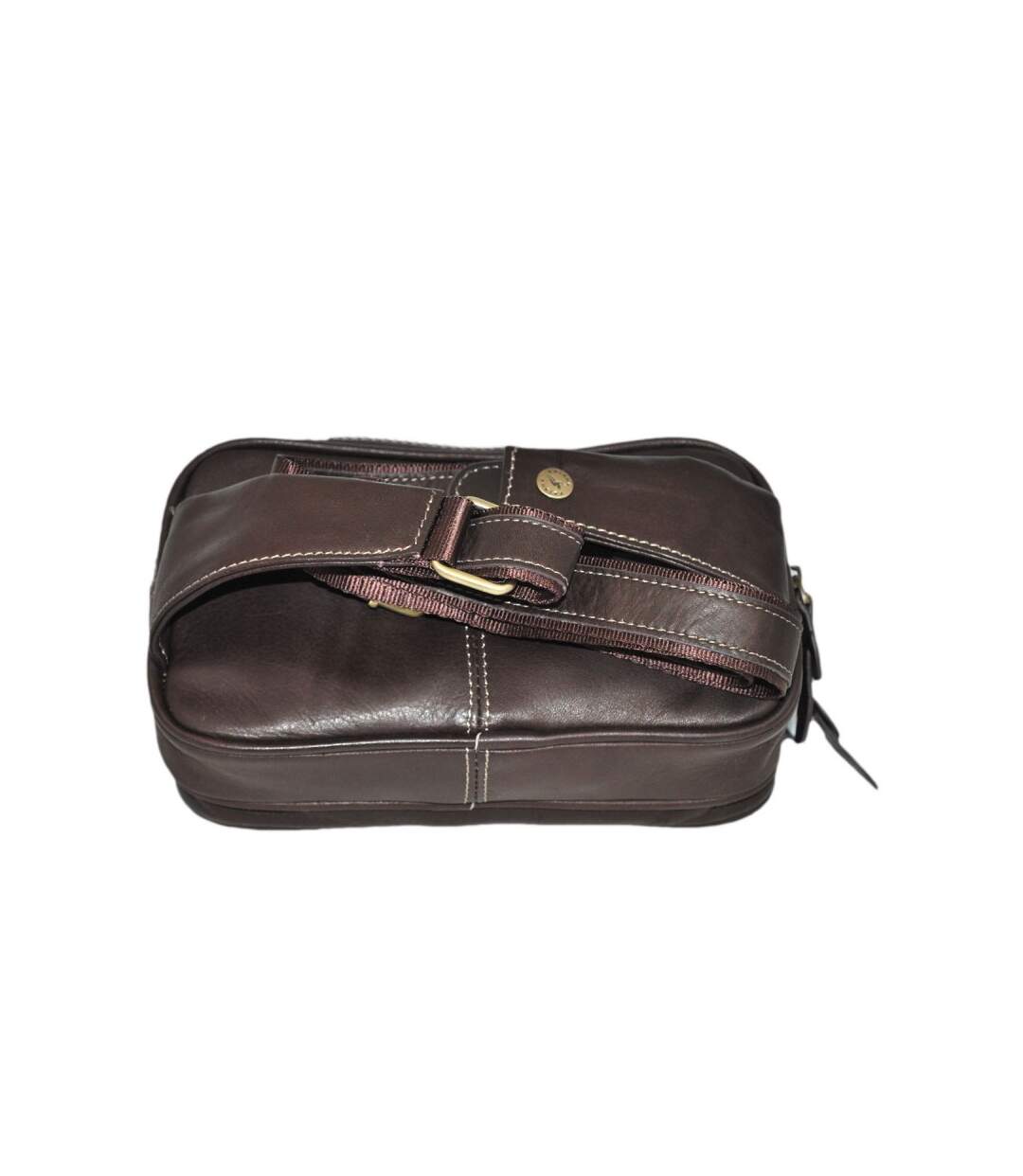 Katana - Sac ceinture en cuir - marron foncé - 7404-4