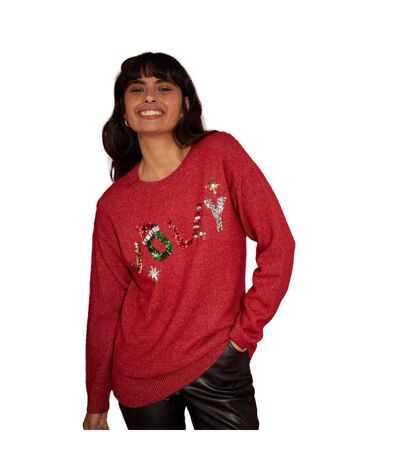 Womens/ladies jolly christmas jumper red Dorothy Perkins