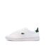 Baskets blanches/vertes femme lacoste carnaby set-1