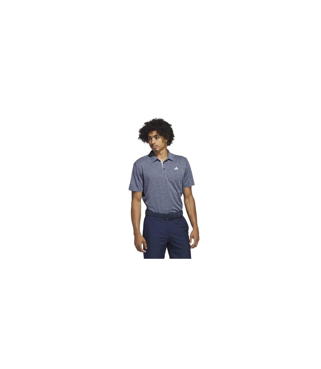 Polo Golf Homme Bleu Marine Clair Adidas-1