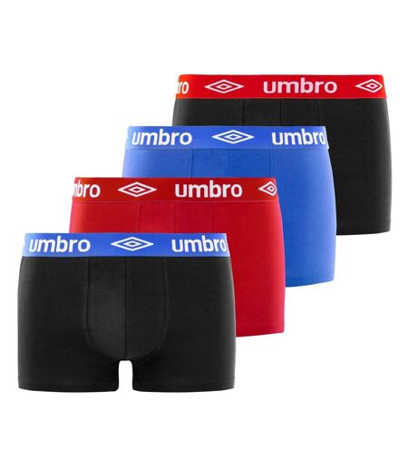 Lot de 4 boxers en coton homme Classic Umbro