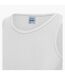 AWDis Just Cool Mens Sports Gym Plain Tank / Vest Top (Arctic White) - UTRW687