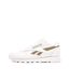 Baskets blanc/marron femme reebok classic leather-1
