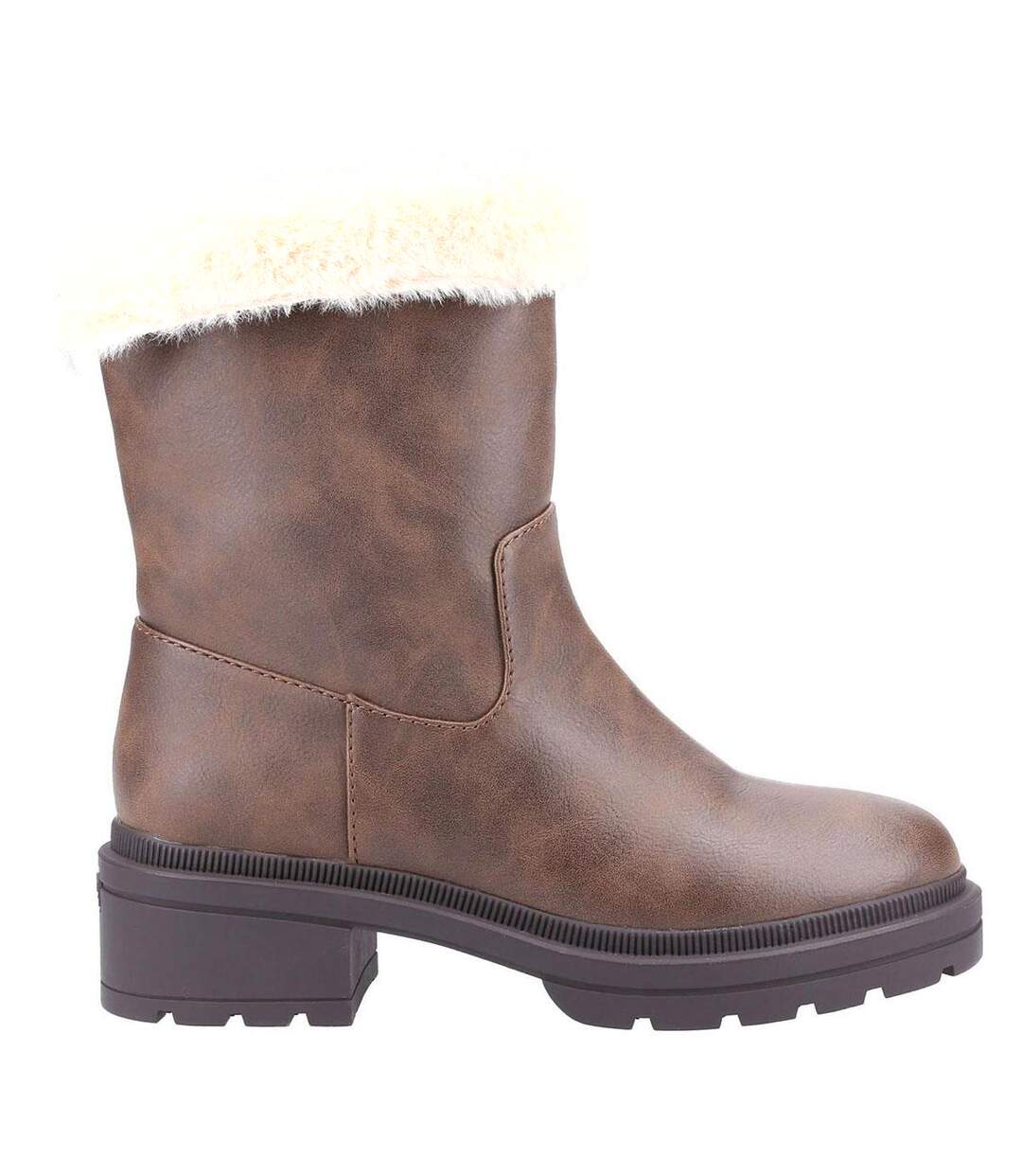 Bottes mi-hautes idea femme marron Rocket Dog-4