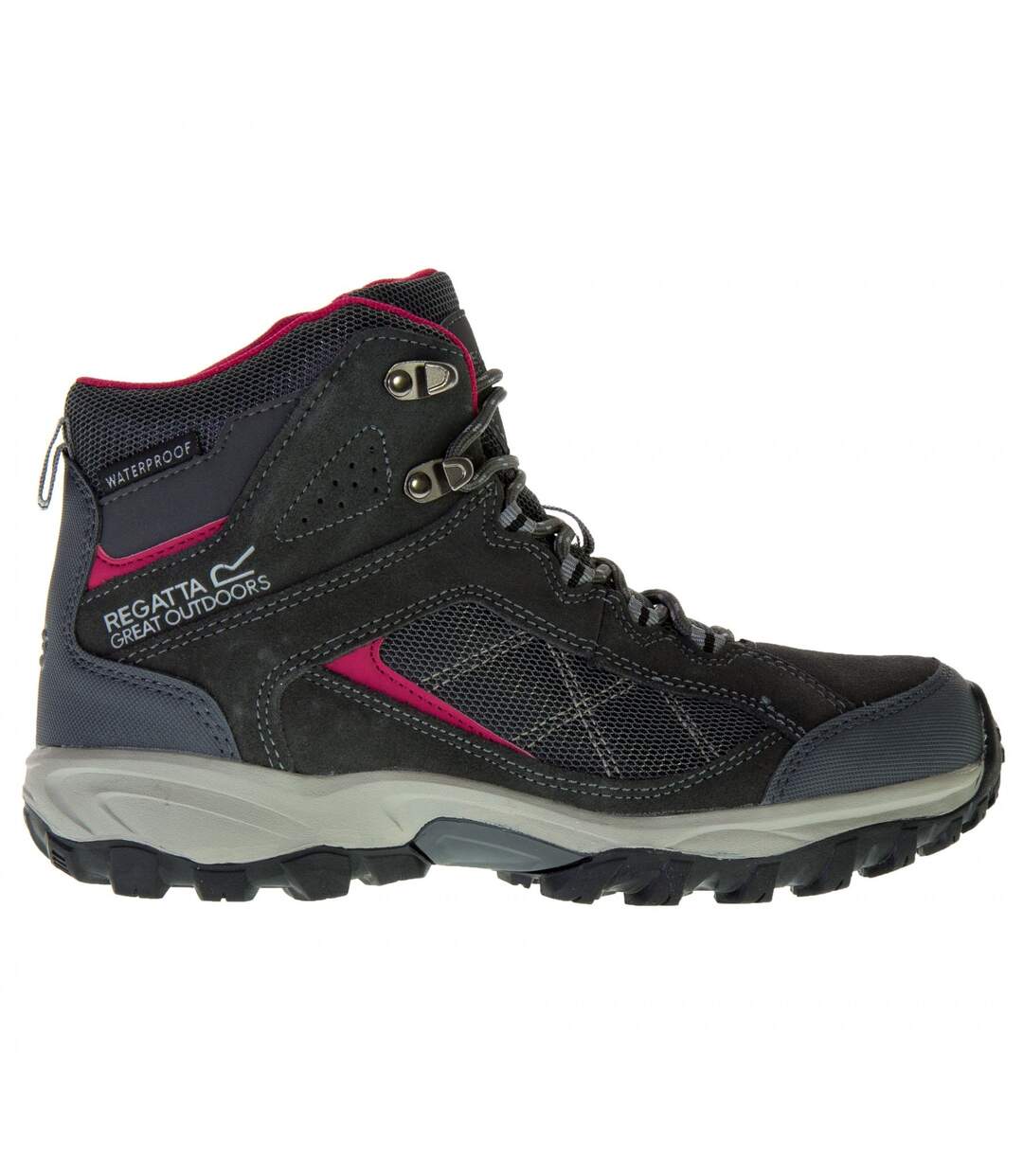 Regatta Great Outdoors Womens/Ladies Lady Clydebank Waterproof Hiking Boots (Briar/Dark Cerise) - UTRG2689