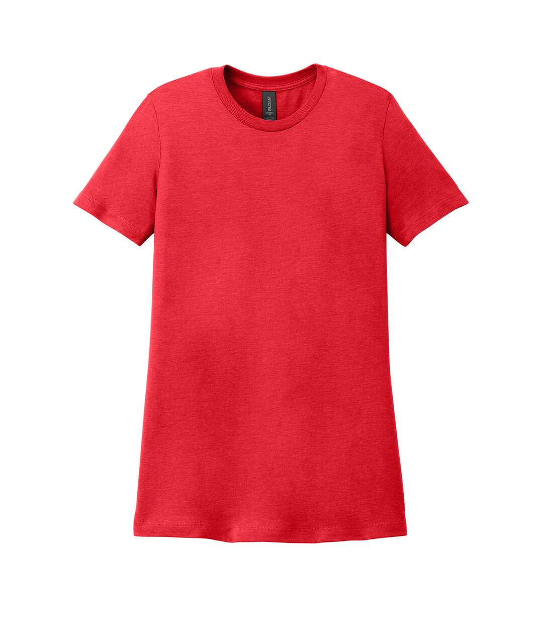 T-shirt femme rouge Gildan-1