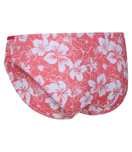 Regatta Womens/Ladies Aceana Hibiscus Bikini Bottoms (Peach Bloom) - UTRG8866