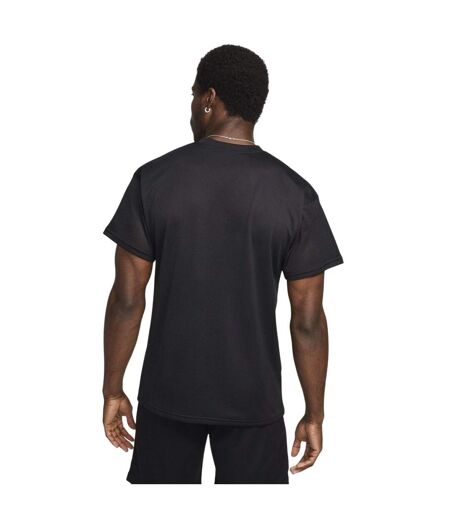 Mens Swoosh Crew Neck Regular T-shirt Black Nike