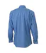 Chemise Motif/style À Carreaux Homme Bleu Roi Blanc James And Nicholson-2
