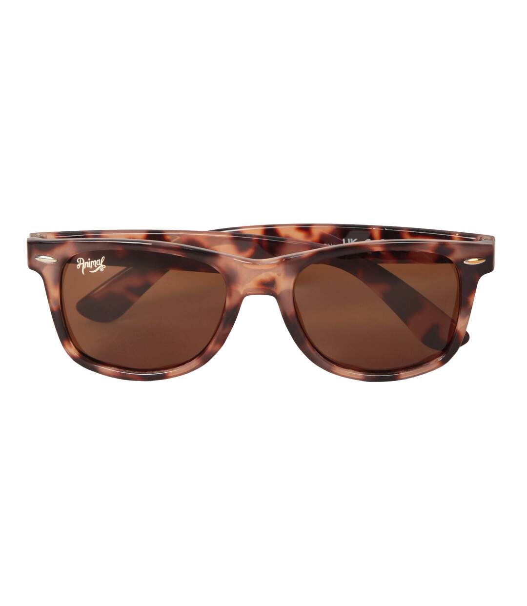 Womens/ladies piper recycled polarised sunglasses one size tan Animal-4