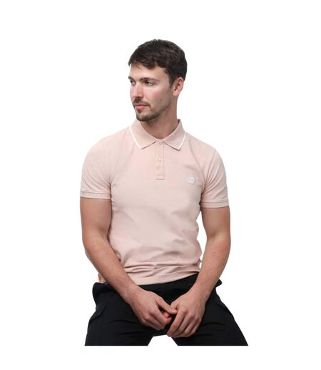 Polo manches courtes homme rose clair Timberland