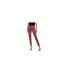 Womens/ladies Plain Slim Trousers Red Only-1