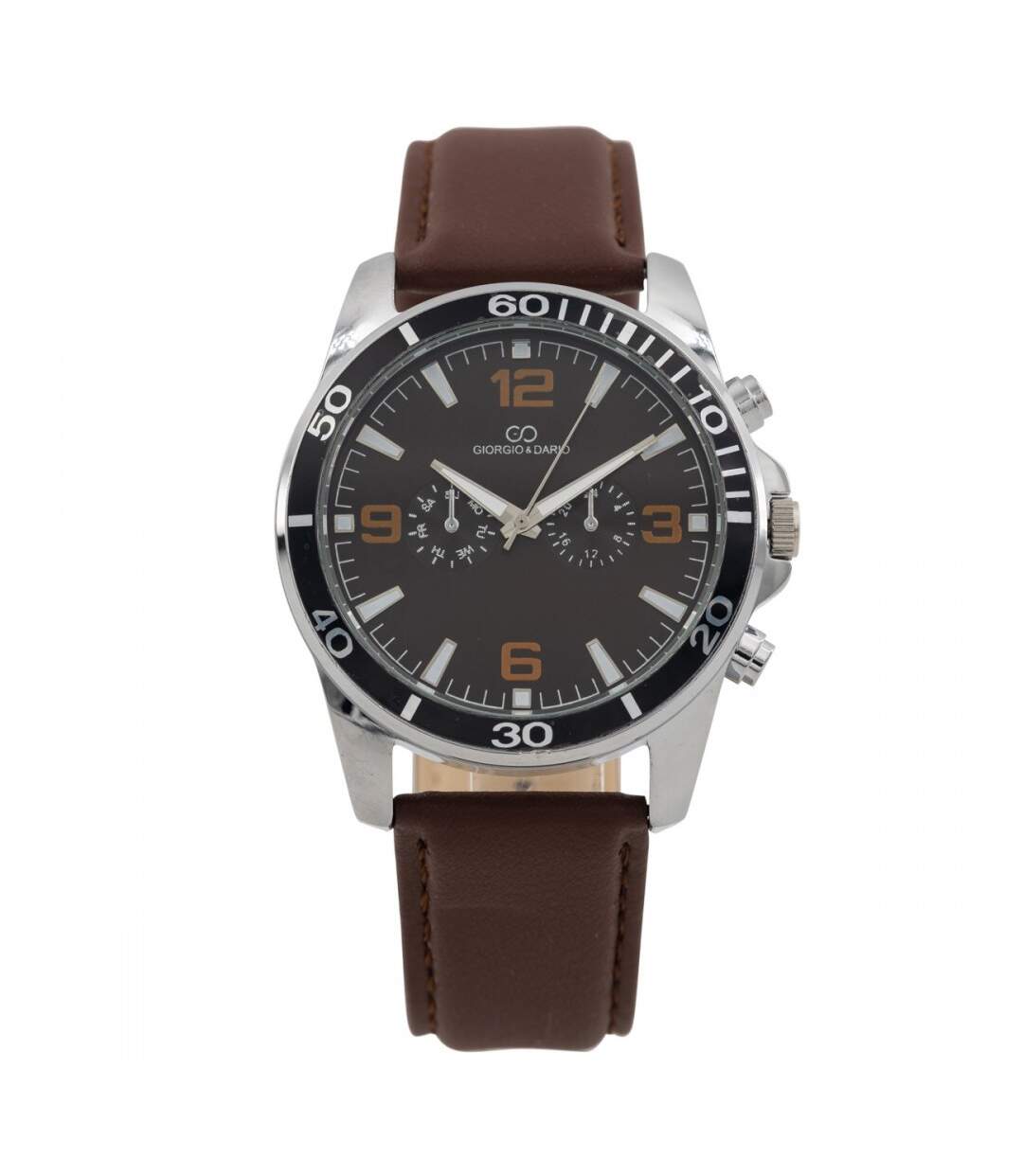 Montre pour Homme Couleur Chocolat GIORGIO