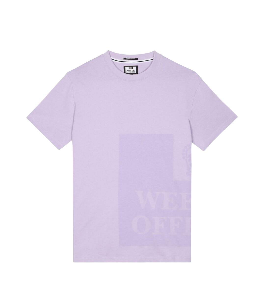 T-shirt Style Imprimé Ryan Large Prison Homme Violet Weekend Offender-2