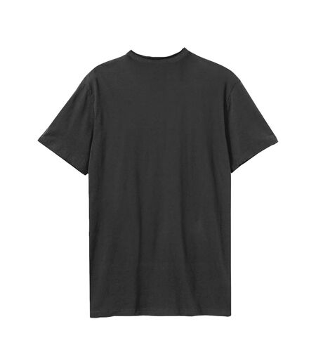 T-shirt Motif/style Run Dmc Record Adulte Charbon Amplified