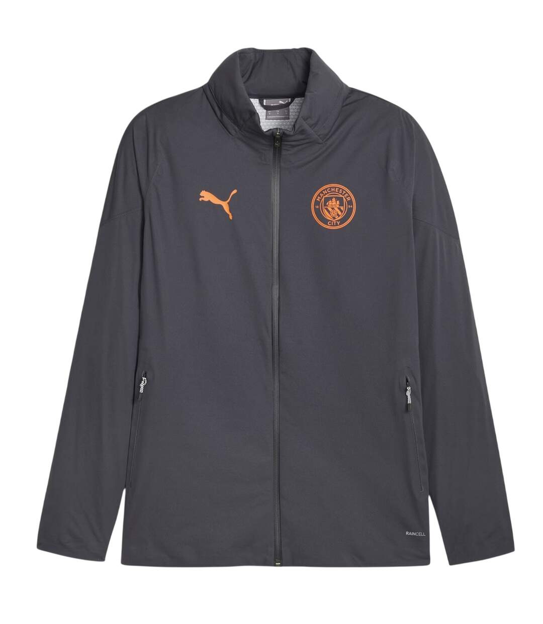 Mens 2023/2024 Manchester City Fc Jacket Grey Puma-2