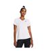 Womens/ladies V Neck T-shirt White Under Armour-4