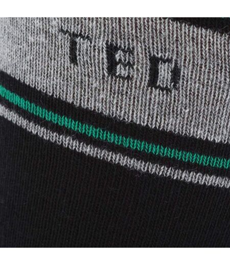 Pack Of 3  Mens Ankle Socks  Multicoloured Ted Baker