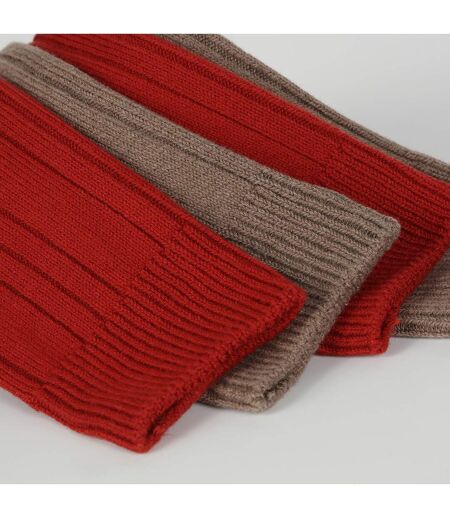 Lot de 2 paires de Chaussettes Mi-Hautes Bambou