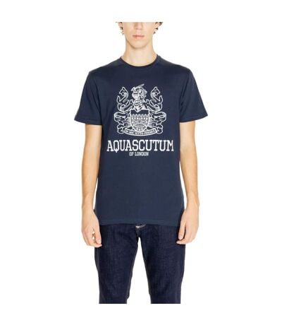 T-shirt London Aldis Homme Bleu Marine Aquascutum