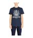 T-shirt London Aldis Homme Bleu Marine Aquascutum-1