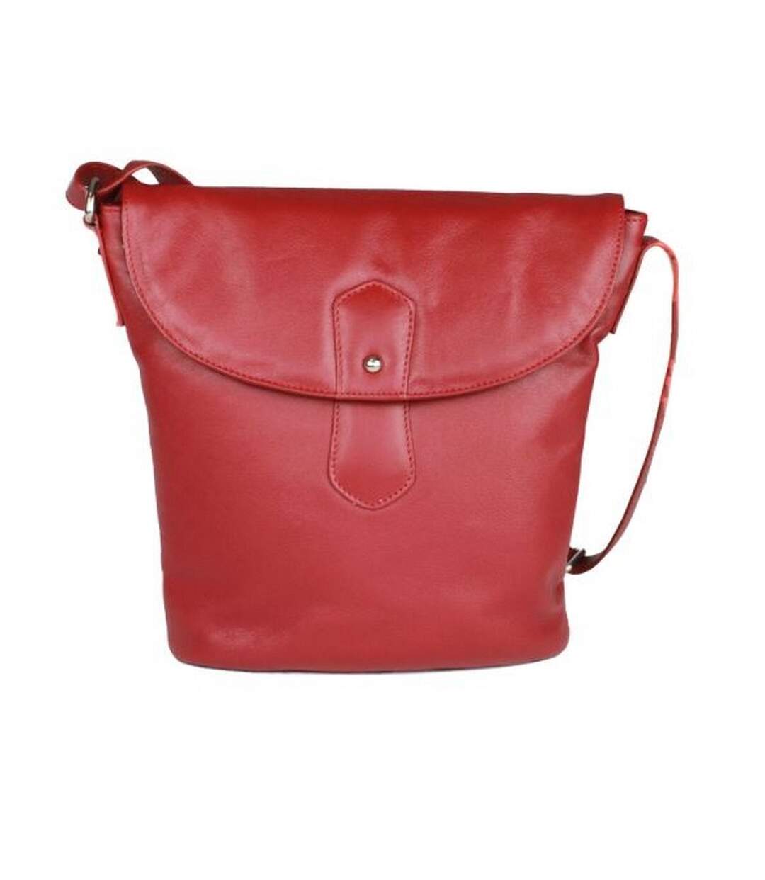 Eastern Counties Leather Womens/Ladies Demi Purse With Rounded Flap (Red) (One Size) - UTEL312-1