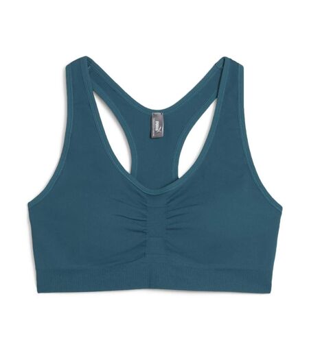 Brassière de sport bleu/vert femme puma 4keeps shapeluxe