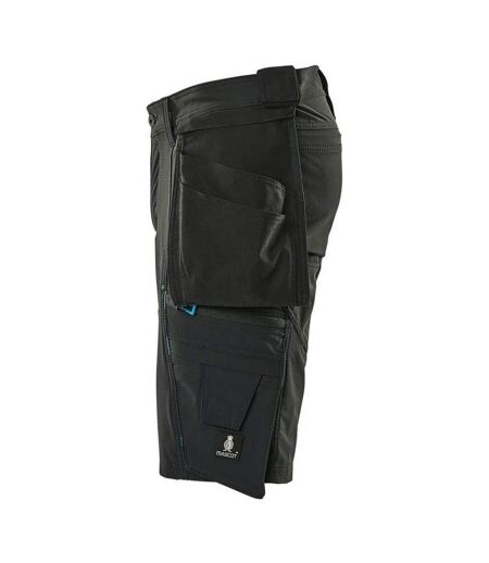 Mens Advanced Holster Pocket Work Shorts Black Mascot