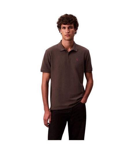 Polo Homme Vert Kaki Foncé Calvin Klein