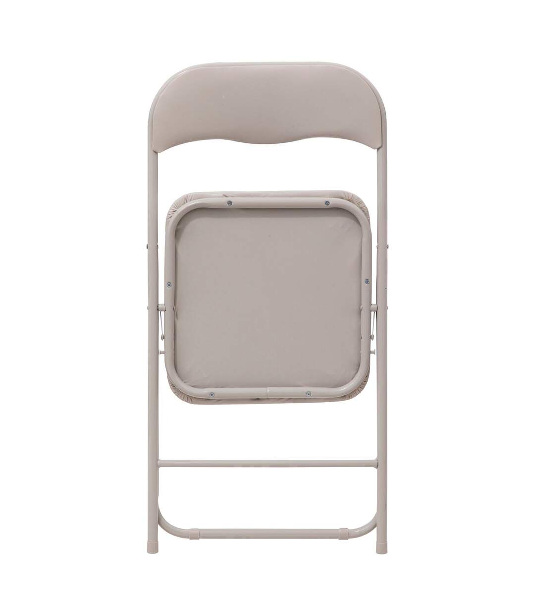 Chaise pliante en PVC - Beige-3