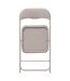 Chaise pliante en PVC - Beige-3