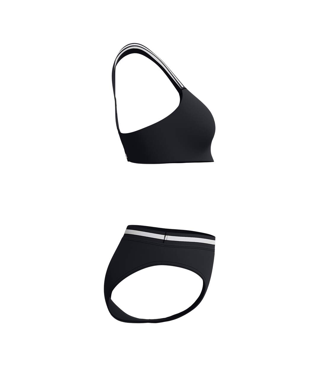 Womens/ladies Vanquisher Performance Two-piece Swimsuit Black Speedo-4