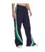 Womens/ladies Icon Crinkle Tear Tracksuit Bottoms Blue Under Armour-2