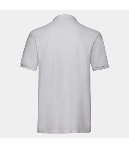 Fruit of the Loom Mens Premium Pique Polo Shirt (White)