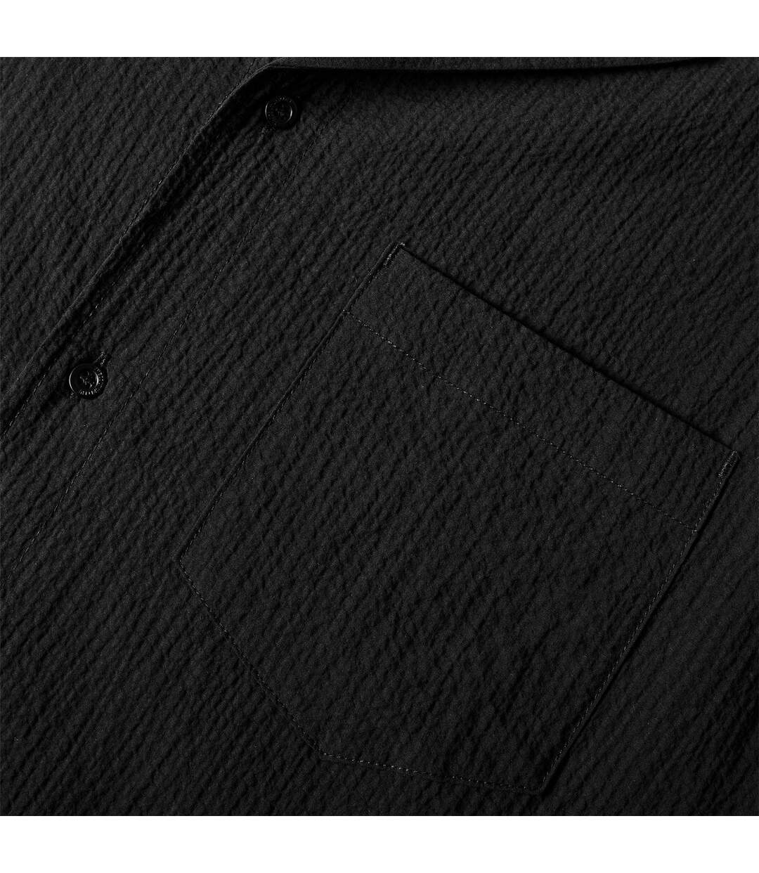Mens Woven Plain Shorts Black Couture Club-3