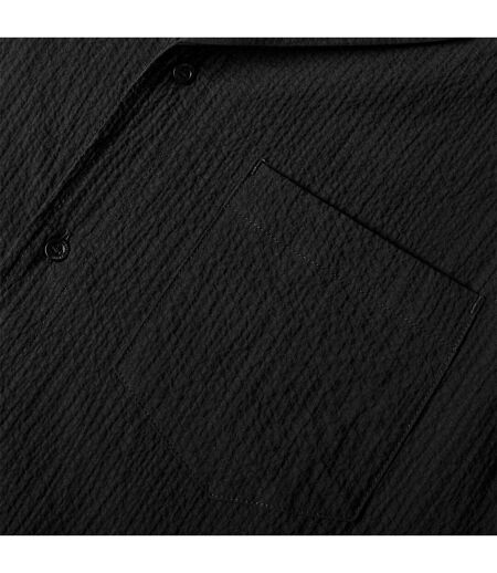 Mens Woven Plain Shorts Black Couture Club