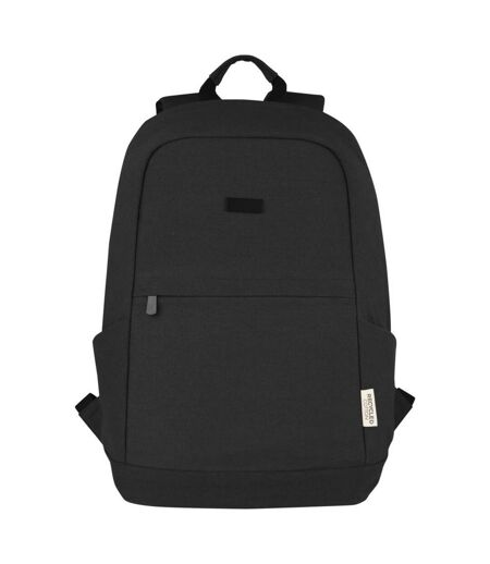 Joey Canvas Anti-Theft 18L Laptop Backpack (Solid Black) (One Size) - UTPF4100