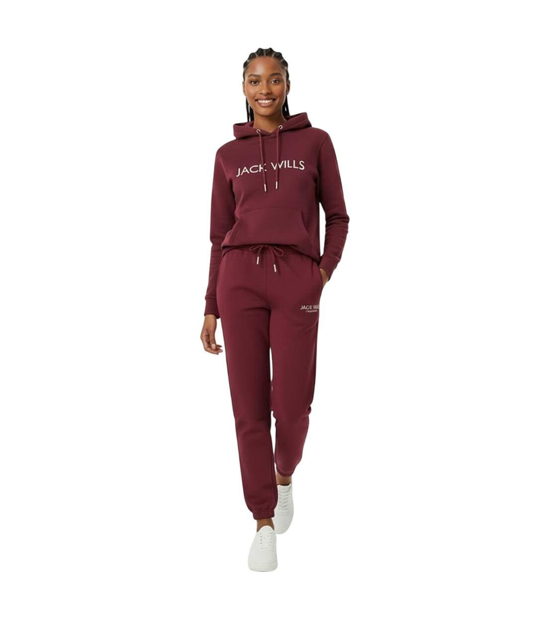 Pantalon De Jogging Bayton Femme Bordeaux Jack Wills-1
