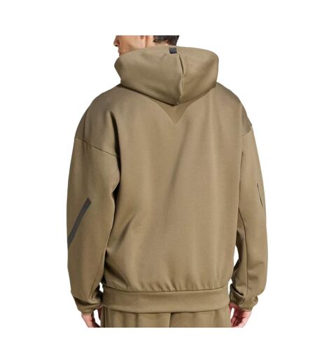 Sweat zippé marron homme adidas jd9600