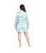 Robe Chemisier Courte Femme Bleu Influence-2