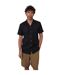 Chemise Manches Courtes Motif/style Bord En Crochet Homme Noir Threadbare-2