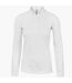 Nimbus Womens/Ladies Carlington Deluxe Long Sleeve Polo Shirt (White) - UTRW5652