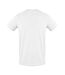 Unisex Adult The Boro Back T-shirt White Red AWD-2