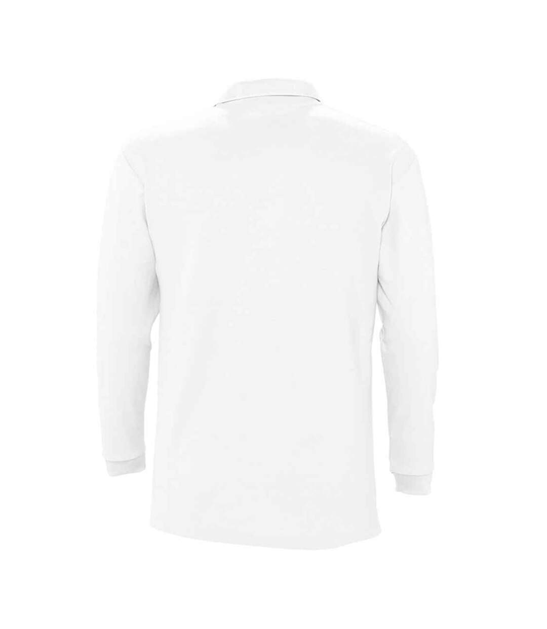 Unisex Adult Winter Ii Long-sleeved Polo Shirt White SOLS-2