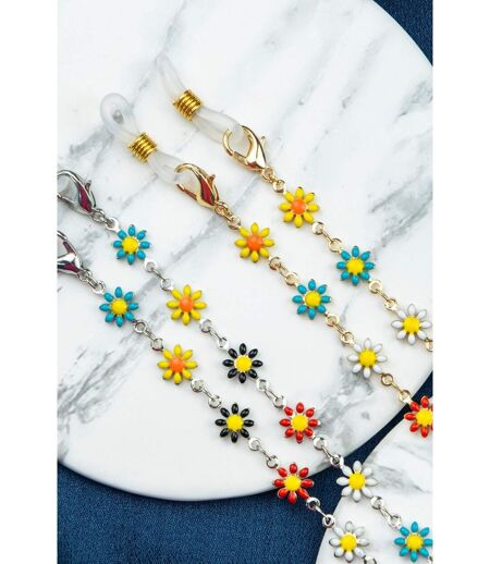 62 CM Multicolour Sun Flower Daisy Sun Glass Reading Eyewear Holder Lanyard Chain