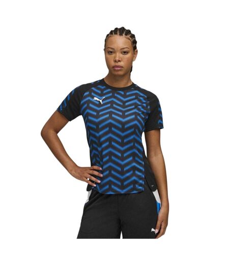 Womens/ladies Training T-shirt Black Blue Puma
