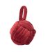 Furn Velvet Knotted Door Stopper (Red) (One Size)