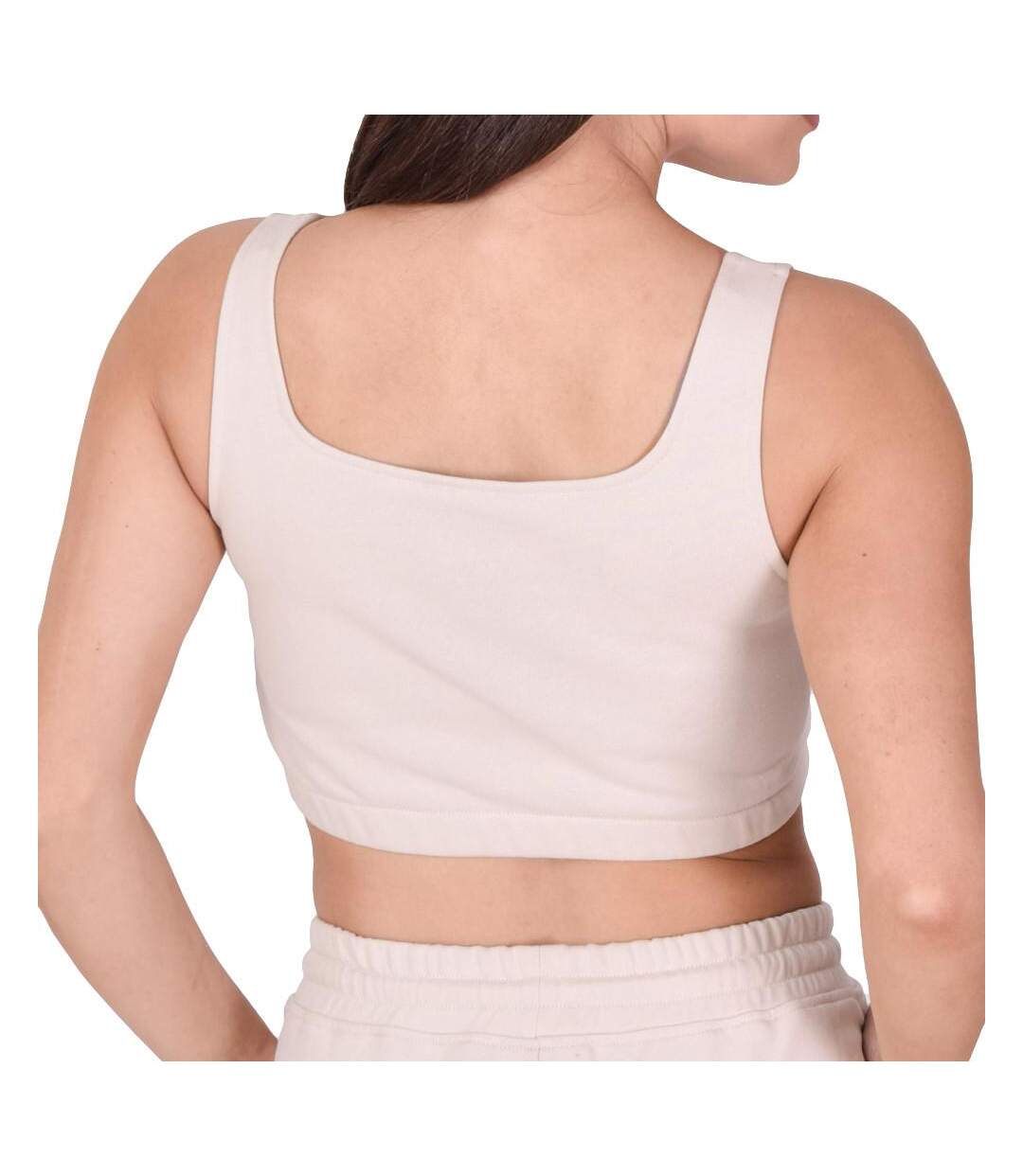 Top court beige femme project x paris f211118-2